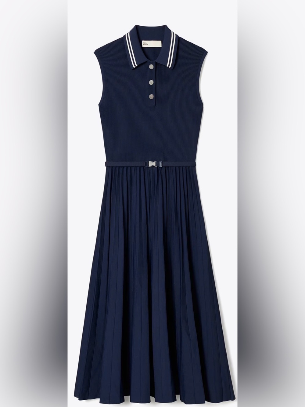 Tory Burch PLEATED VISCOSE DRESS